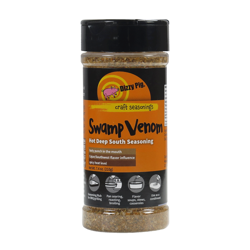 Dizzy Pig Swamp Venom Seasoning 8 oz — BBQing.com