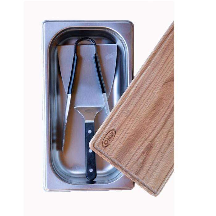 ENO ENO Chef Pack - Stainless Steel/Bamboo KE5301 Accessory Food Prep Tool 3224780039839