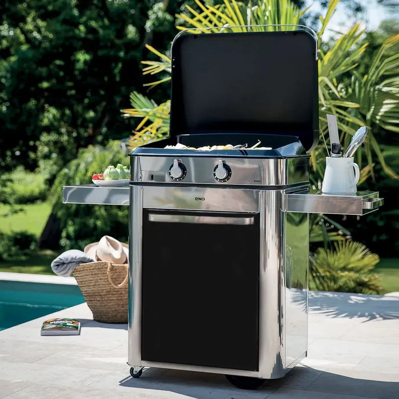 ENO ENO Enosign 65 Cart, Stainless Steel Stainless Steel Accessory Cart & Table