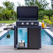ENO ENO Enosign 80 Gas Plancha Griddle, Navy Blue Navy Blue / Propane 570332584801 Countertop Gas Griddle 3224780044741