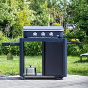 ENO ENO Enosign 80 Gas Plancha Griddle, Navy Blue Navy Blue / Propane 570332584801 Countertop Gas Griddle 3224780044741