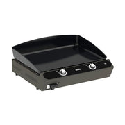 ENO ENO La Plancha Bergerac 2400 Cargo Grey 3-Season 2-Burner Gas Griddle Propane/Natural Gas / Black 531432704801 Countertop Gas Griddle 3224780038726