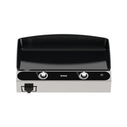 ENO ENO La Plancha Bergerac 2400 Stainless 4-Season 2-Burner Gas Griddle Countertop Gas Griddle
