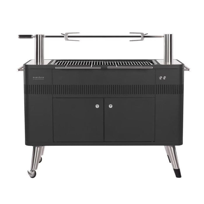 Everdure Everdure HUB 54-Inch Charcoal Grill with Rotisserie & Electronic Ignition (Matte Black) - HBCE2BBUS HBCE2BBUS