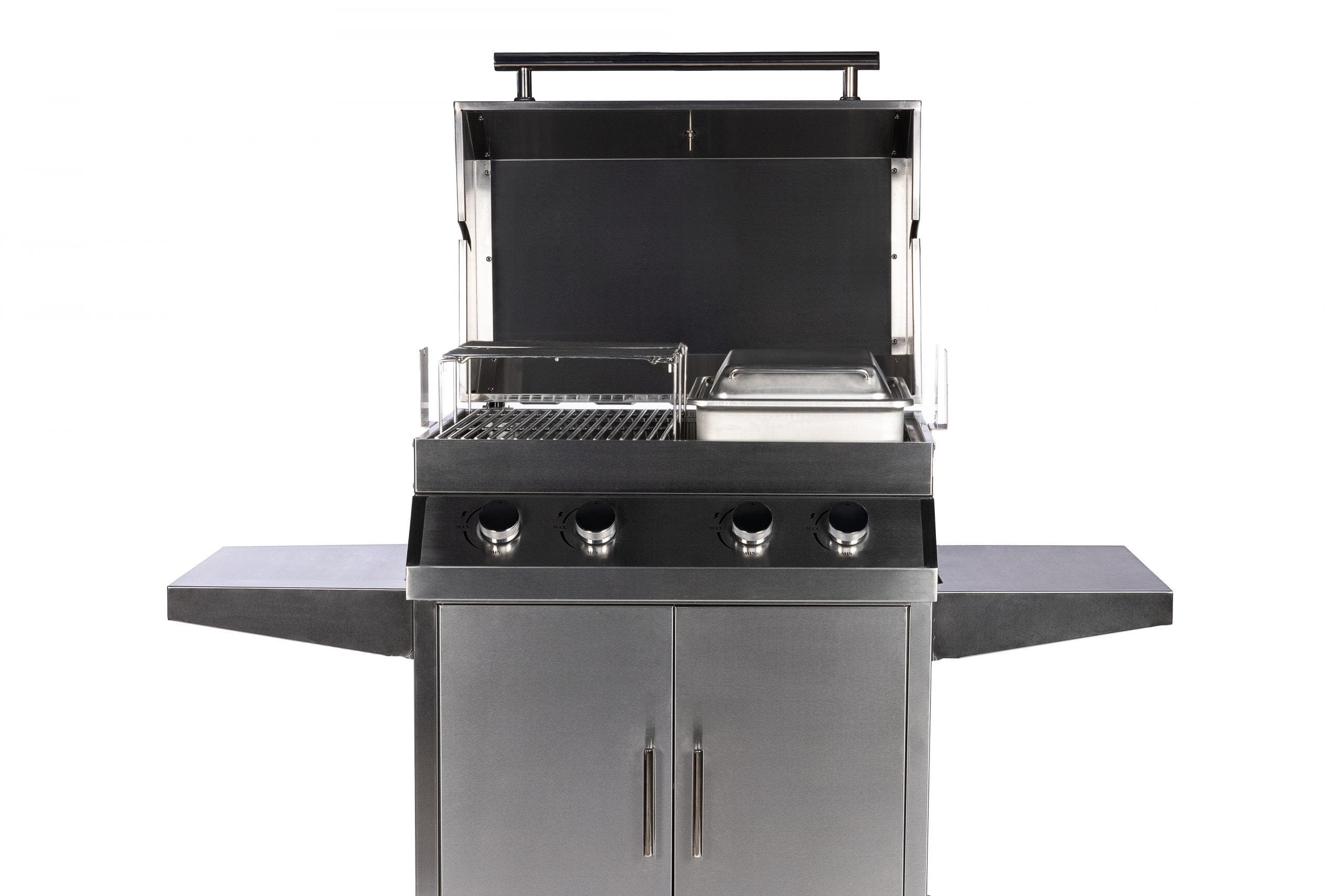 Father's Cooker Father's Cooker Multi-Fuel BBQ Propane, Charcoal & Wood Propane | Charcoal | Wood | Wood Chips / Stainless Steel KY01 Freestanding Gas Grill