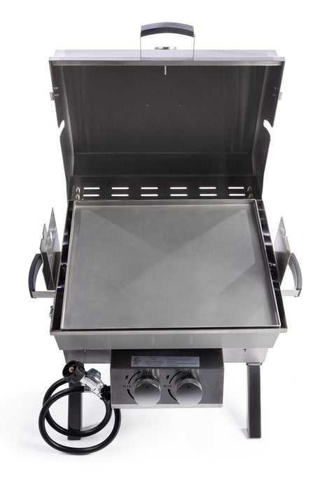 Father's Cooker Father's Cooker Multi-Fuel Portable BBQ Propane, Charcoal & Wood Propane | Charcoal | Wood | Wood Chips / Stainless Steel KY02 Portable Gas Grill