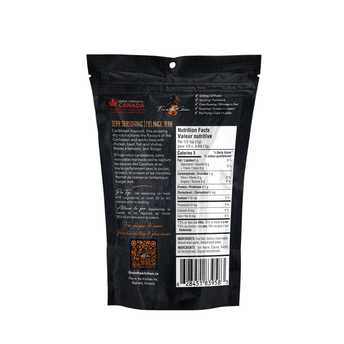 Fire In The Kitchen Fire In the Kitchen Jerk Seasoning (80g) FJERK7 Sauce & Rub 628451839583