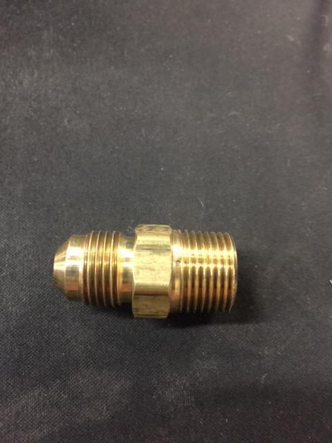 Brass Straight Male Tank Compression Fitting 3/8 Tube x 3/8 MNPT LOT OF 13