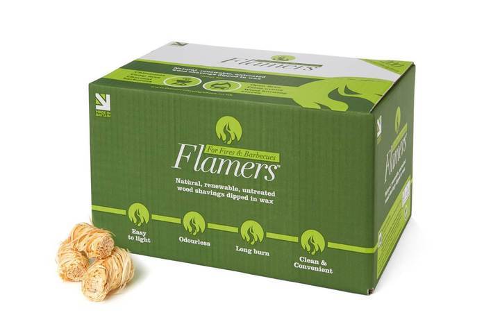 Flamers Flamers Natural Firestarter (200 pack) FLA200 Accessory Charcoal Lighter