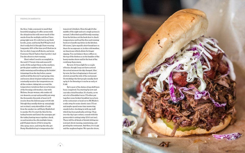 Franklin Barbecue Franklin Barbecue: A Meat-Smoking Manifesto 9781607747208 Accessory Cookbook 9781607747208