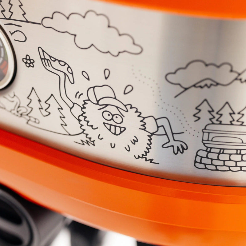 Gozney Matty Matheson x Gozney Limited-Edition Tread Pizza Oven Orange / Propane GTPOGUS1225 Pizza Oven 5056591607345