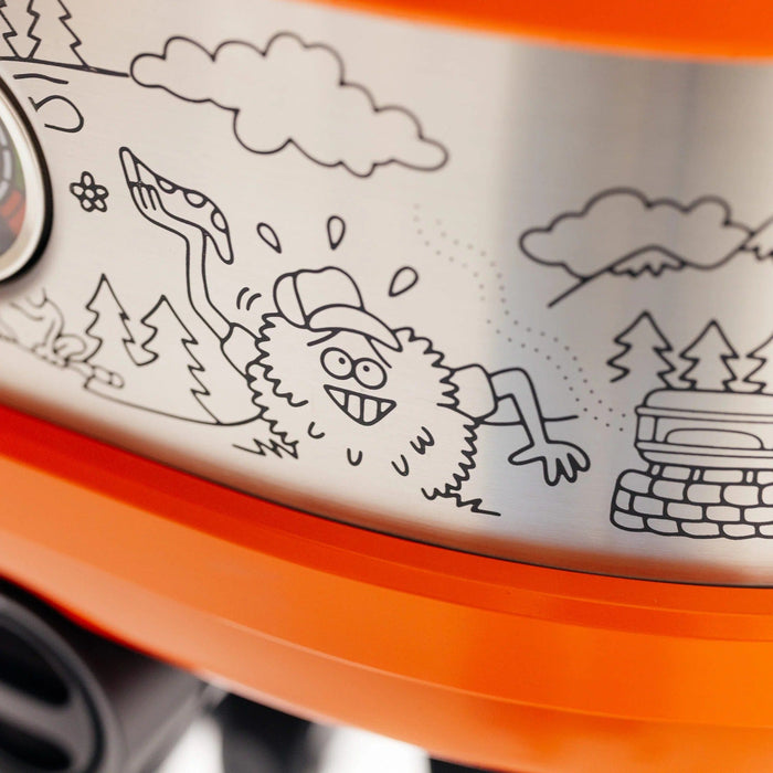 Gozney Matty Matheson x Gozney Limited-Edition Tread Pizza Oven Orange / Propane GTPOGUS1225 Pizza Oven 5056591607345