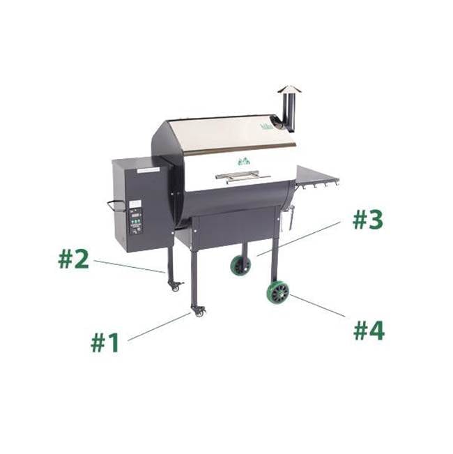 Green Mountain Grills Green Mountain Grills Leg # 1/2 (Caster Wheel) - Large GMG-P-1214 GMG-P-1214 Part Other
