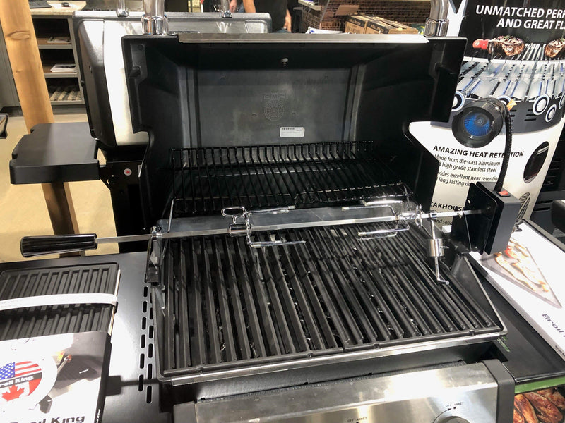 Grill Fellas Grill Fellas Heavy Duty Rotisserie Kit W/ Motor & Light for Napoleon and Broil King up to 28" GFRKIT028 Accessory Rotisserie