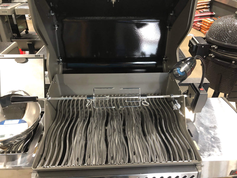 Grill Fellas Grill Fellas Heavy Duty Rotisserie Kit W/ Motor & Light for Napoleon and Broil King up to 28" GFRKIT028 Accessory Rotisserie