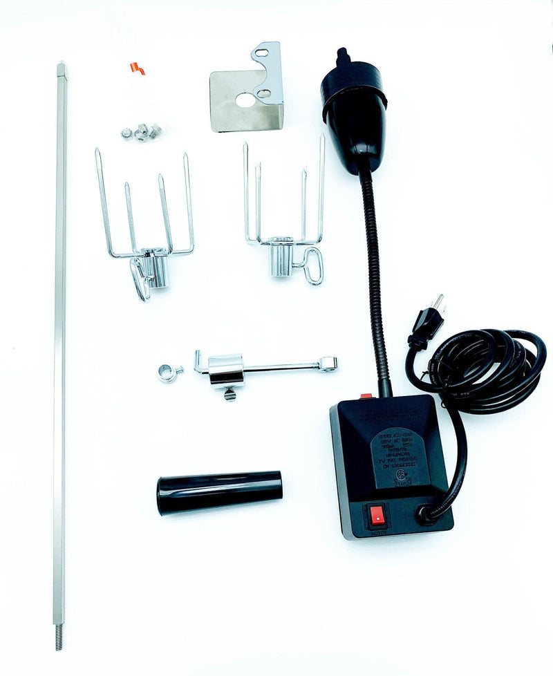 Grill Fellas Grill Fellas Heavy Duty Rotisserie Kit W/ Motor & Light for Napoleon and Broil King up to 28" GFRKIT028 Accessory Rotisserie