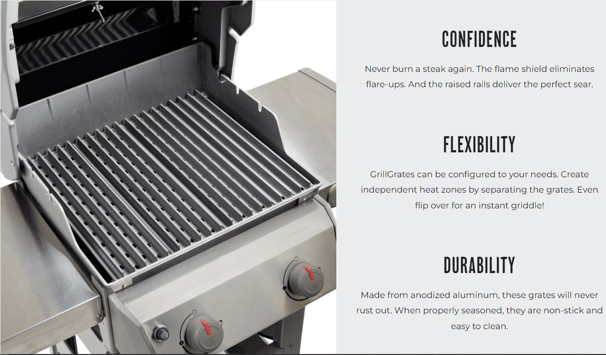 GrillGrate Add on to make 7 panel set for Prestige 665 17.75GG Part Cooking Grate, Grid & Grill 196852602438