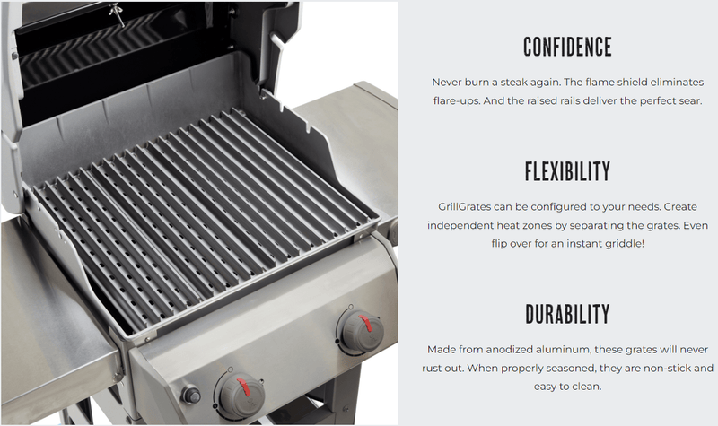 GrillGrate GrillGrate 15" Sets Part Cooking Grate, Grid & Grill