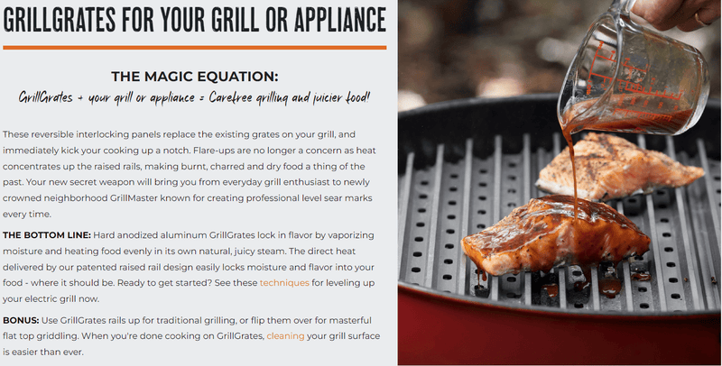 GrillGrate GrillGrate 15" Sets Part Cooking Grate, Grid & Grill