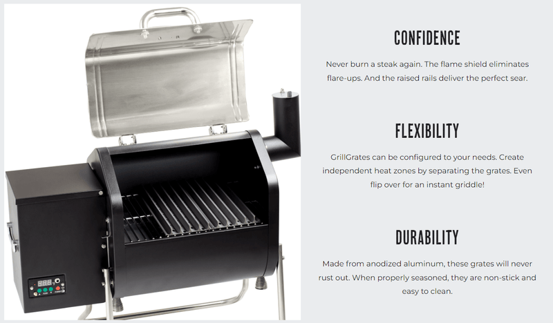 GrillGrate GrillGrate Sear Station for the Pit Boss Classic RGG18.5K-0003 RGG18.5K-0003 Part Cooking Grate, Grid & Grill 035127647166