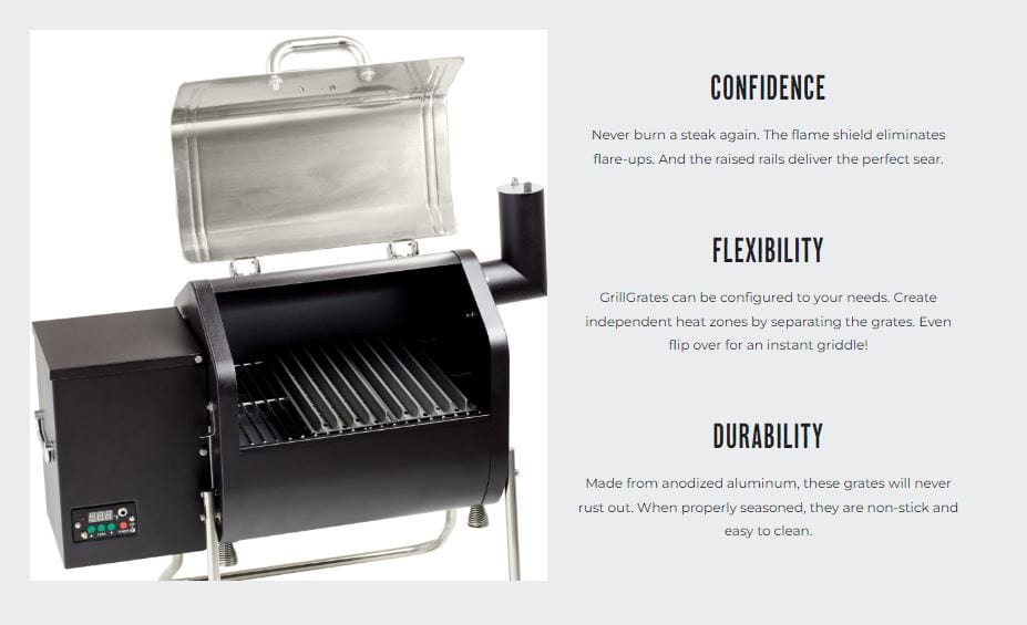 GrillGrate GrillGrate Sear Station for the Traeger Tailgater RGG13.75K-0003 Part Cooking Grate, Grid & Grill 721405590889