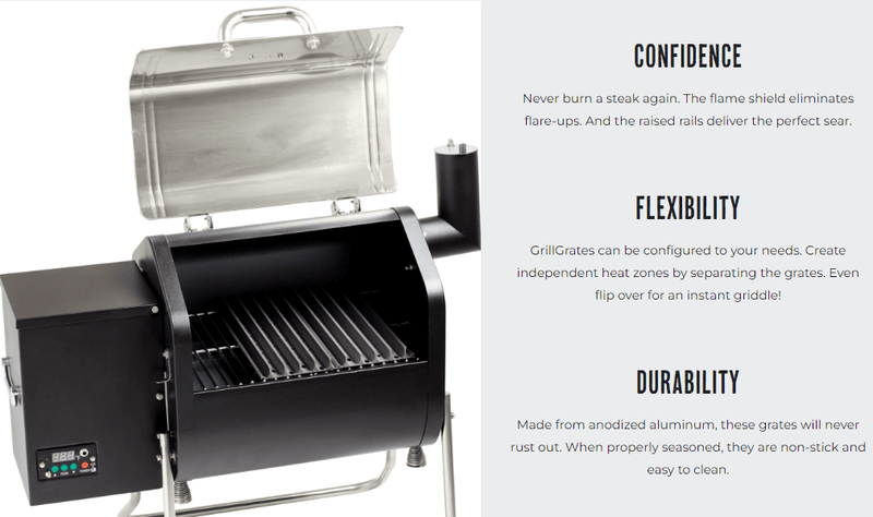 GrillGrate GrillGrate Sear Station for the Z Grills 600 Series RGG15K-0003 Part Cooking Grate, Grid & Grill 688907862701