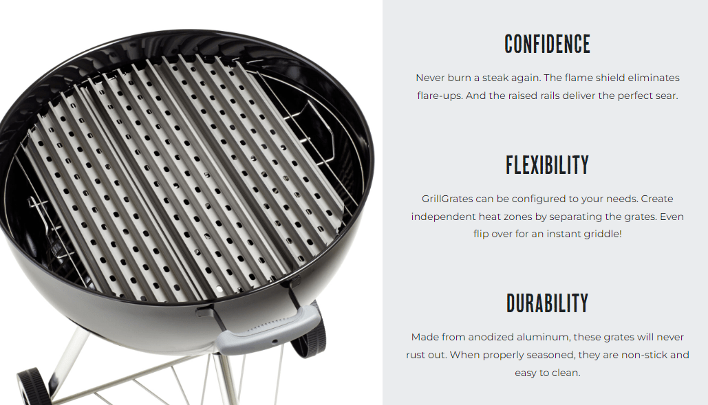 Grillgrates weber outlet kettle