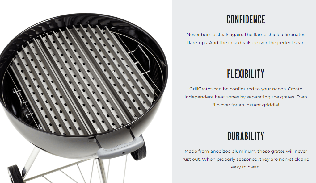 GrillGrate GrillGrates for The PK Grill RPKGRILL Part Cooking Grate, Grid & Grill 684191863547