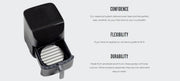 GrillGrate Sear'NSizzle GrillGrate for the Foodi Smart Grill XL Pro NINJAXLV2 Part Cooking Grate, Grid & Grill 860009348127