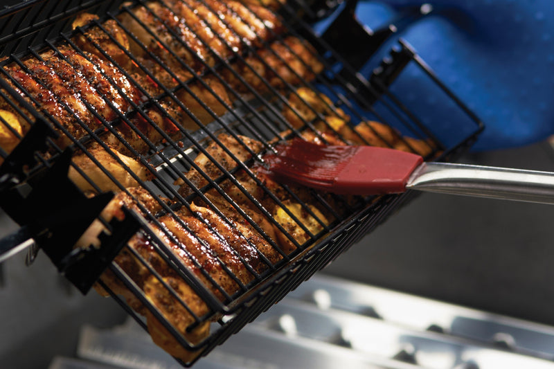 Grillpro Grill Pro 24785 Non-Stick Flat Spit Basket 24785 Accessory Grill Basket & Topper 060162247859