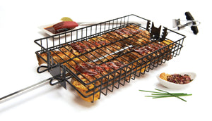 Grill Pro 24785 Non-Stick Flat Spit Basket