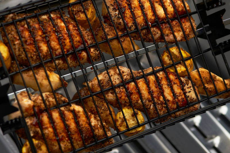 Grillpro Grill Pro 24785 Non-Stick Flat Spit Basket 24785 Accessory Grill Basket & Topper 060162247859