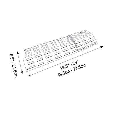 Grillpro GrillPro Stainless Steel Heat Plate 92375 Part Sear Plate 060162923753