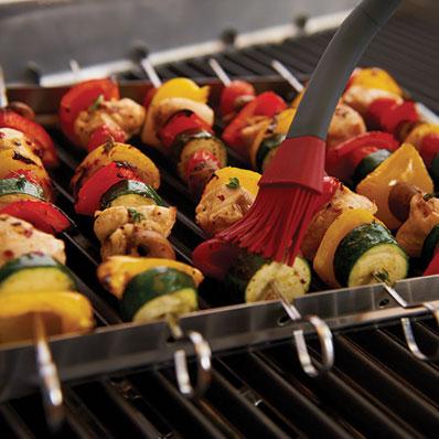 Grillpro GrillPro Stainless Steel Shish Kebab Set of 6 41338 Accessory Skewer 060162413384