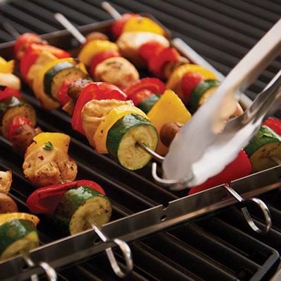 Grillpro GrillPro Stainless Steel Shish Kebab Set of 6 41338 Accessory Skewer 060162413384