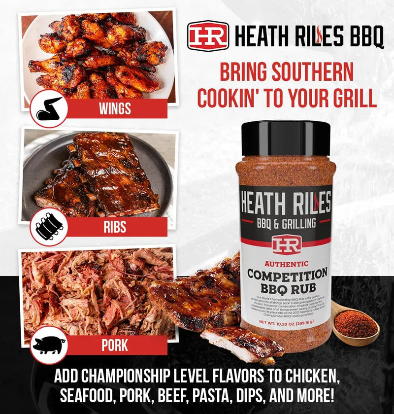 Heath Riles BBQ Heath Riles BBQ Competition BBQ Rub (16oz) 38006 Sauce & Rub 850040238006