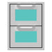 Hestan Hestan 16" Double Drawers Bora Bora Turquoise AGDR16-TQ Outdoor Kitchen Door, Drawer & Cabinet