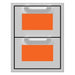 Hestan Hestan 16" Double Drawers Citra Orange AGDR16-OR Outdoor Kitchen Door, Drawer & Cabinet