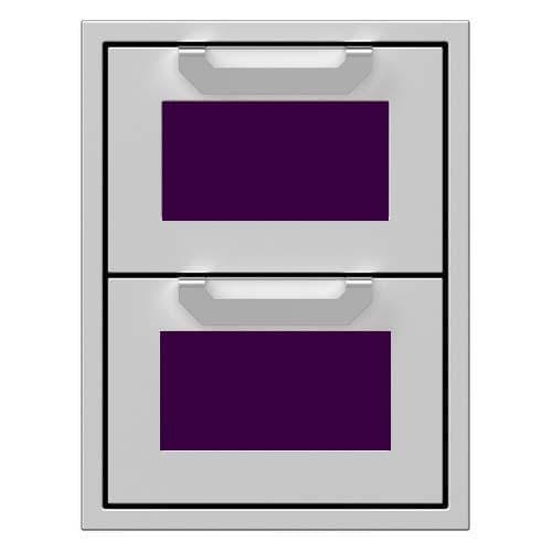 Hestan Hestan 16" Double Drawers Lush Purple AGDR16-PP Outdoor Kitchen Door, Drawer & Cabinet