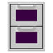 Hestan Hestan 16" Double Drawers Lush Purple AGDR16-PP Outdoor Kitchen Door, Drawer & Cabinet