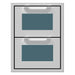 Hestan Hestan 16" Double Drawers Pacific Fog Dark Gray AGDR16-GG Outdoor Kitchen Door, Drawer & Cabinet