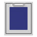 Hestan Hestan 18" Single Access Door Prince Blue / Hinge Left AGADL18-BU Outdoor Kitchen Door, Drawer & Cabinet