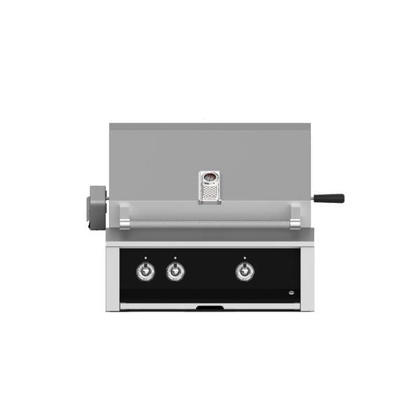 Hestan Hestan 30" Built-In Aspire BBQ with Rotisserie Stealth Black / Natural Gas / 0 EABR30-NG-BK Built-in Gas Grill