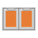 Hestan Hestan 30" Double Access Doors Citra Orange AGAD30-OR Outdoor Kitchen Door, Drawer & Cabinet