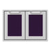 Hestan Hestan 30" Double Access Doors Lush Purple AGAD30-PP Outdoor Kitchen Door, Drawer & Cabinet
