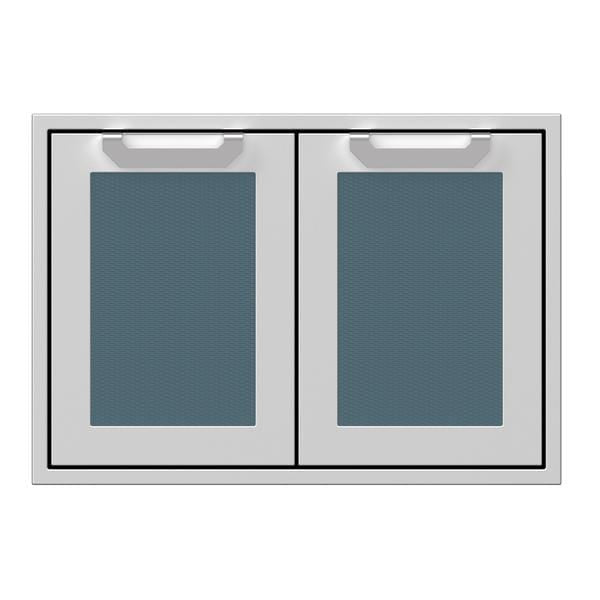 Hestan Hestan 30" Double Access Doors Pacific Fog Dark Gray AGAD30-GG Outdoor Kitchen Door, Drawer & Cabinet