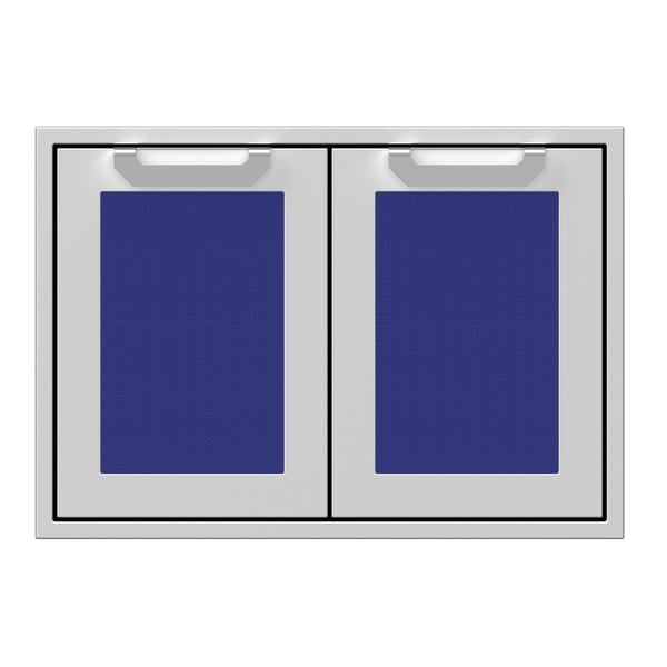 Hestan Hestan 30" Double Access Doors Prince Blue AGAD30-BU Outdoor Kitchen Door, Drawer & Cabinet
