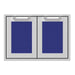 Hestan Hestan 30" Double Access Doors Prince Blue AGAD30-BU Outdoor Kitchen Door, Drawer & Cabinet