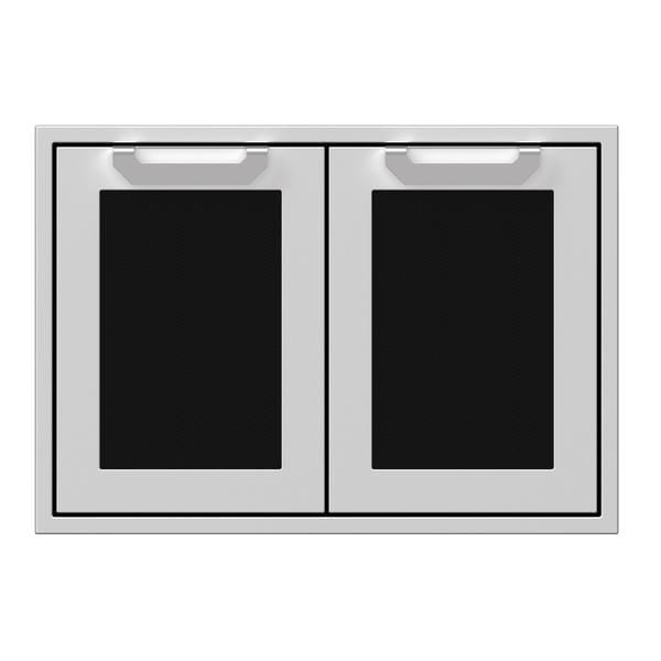 Hestan Hestan 30" Double Access Doors Stealth Black AGAD30-BK Outdoor Kitchen Door, Drawer & Cabinet
