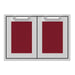 Hestan Hestan 30" Double Access Doors Tin Roof Burgundy AGAD30-BG Outdoor Kitchen Door, Drawer & Cabinet